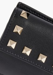 Valentino Garavani - Rockstud leather cardholder - Black - OneSize