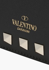 Valentino Garavani - Rockstud leather cardholder - Black - OneSize