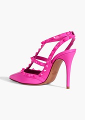 Valentino Garavani - Rockstud patent-leather pumps - Pink - EU 36
