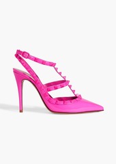 Valentino Garavani - Rockstud patent-leather pumps - Pink - EU 36