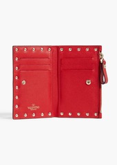 Valentino Garavani - Rockstud leather cardholder - Red - OneSize
