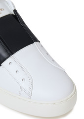 Valentino Garavani - Open two-tone leather sneakers - White - EU 37