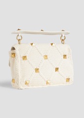 Valentino Garavani - Roman Stud knitted shoulder bag - White - OneSize