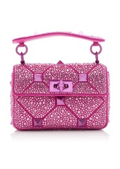 Valentino Garavani - Roman Stud Small Leather Shoulder Bag - Pink - OS - Moda Operandi