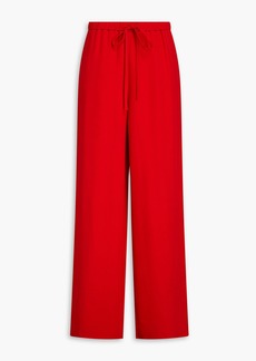 Valentino Garavani - Silk-crepe wide-leg pants - Red - IT 44