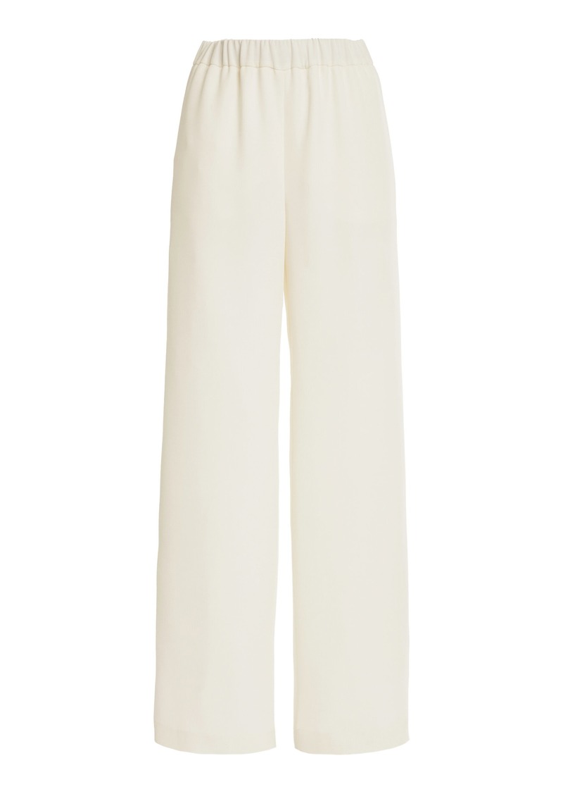 Valentino Garavani - Silk Wide-Leg Pants - White - IT 38 - Moda Operandi