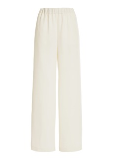 Valentino Garavani - Silk Wide-Leg Pants - White - IT 46 - Moda Operandi