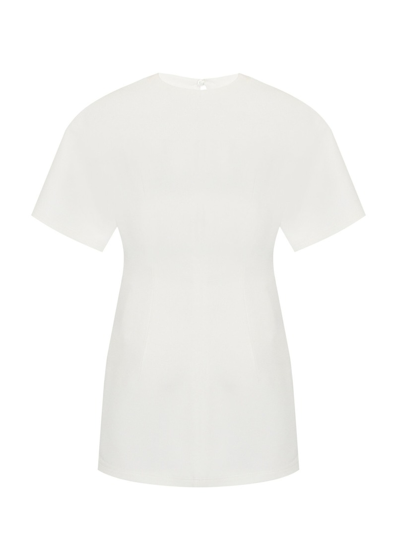 Valentino Garavani - Structured Mini Dress - White - IT 38 - Moda Operandi