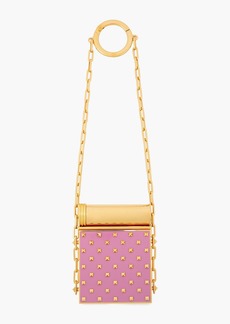 Valentino Garavani - Studded enamel gold-tone lipstick holder - Pink - OneSize