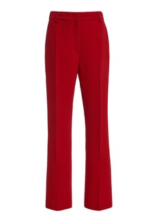 Valentino Garavani - Tailored Silk Flared Pants - Red - IT 50 - Moda Operandi