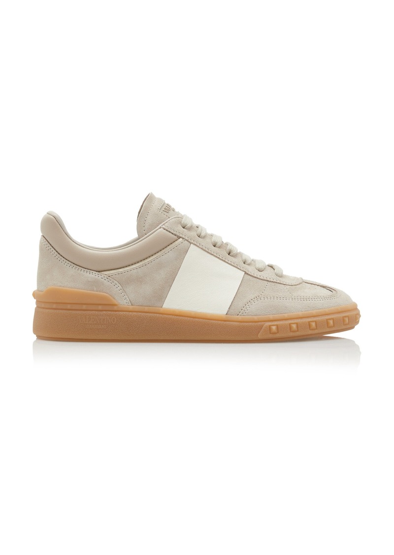 Valentino Garavani - Upvillage Suede Sneakers - Neutral - IT 37 - Moda Operandi