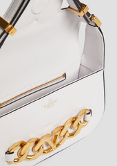 Valentino Garavani - VLOGO Chain leather shoulder bag - White - OneSize