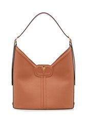 Valentino Garavani - VLogo Leather Tote Bag - Brown - OS - Moda Operandi