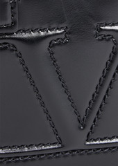 Valentino Garavani - VLOGO mini leather tote - Black - OneSize