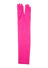 Valentino Garavani - VLogo Signature Gloves - Pink - 7 - Moda Operandi