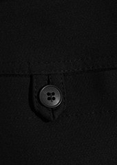 Valentino Garavani - Wool and silk-blend crepe shorts - Black - IT 36