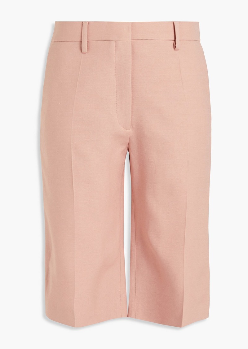 Valentino Garavani - Wool and silk-blend crepe shorts - Pink - IT 36