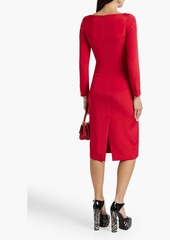 Valentino Garavani - Wool-blend midi dress - Red - IT 42