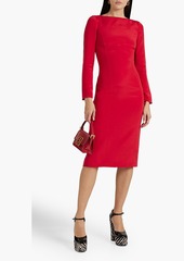 Valentino Garavani - Wool-blend midi dress - Red - IT 42