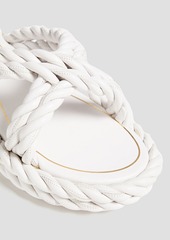 Valentino Garavani - Woven leather sandals - White - EU 36