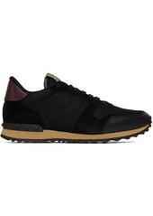 Valentino Garavani Black Rockrunner Sneakers