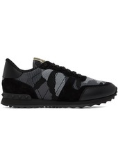 Valentino Garavani Black Rockrunner Sneakers