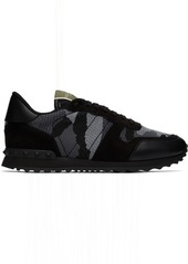 Valentino Garavani Black Rockrunner Sneakers