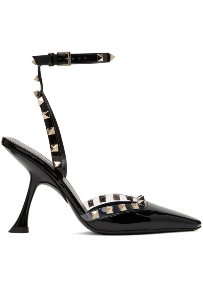 Valentino Garavani Black Rockstud Couture Heels