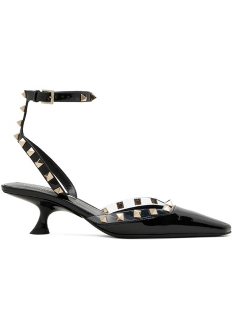 Valentino Garavani Black Rockstud Couture Pumps