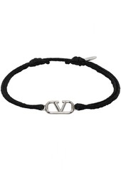 Valentino Garavani Black VLogo Bracelet