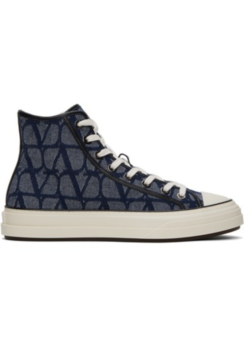 Valentino Garavani Blue Iconographe Sneakers