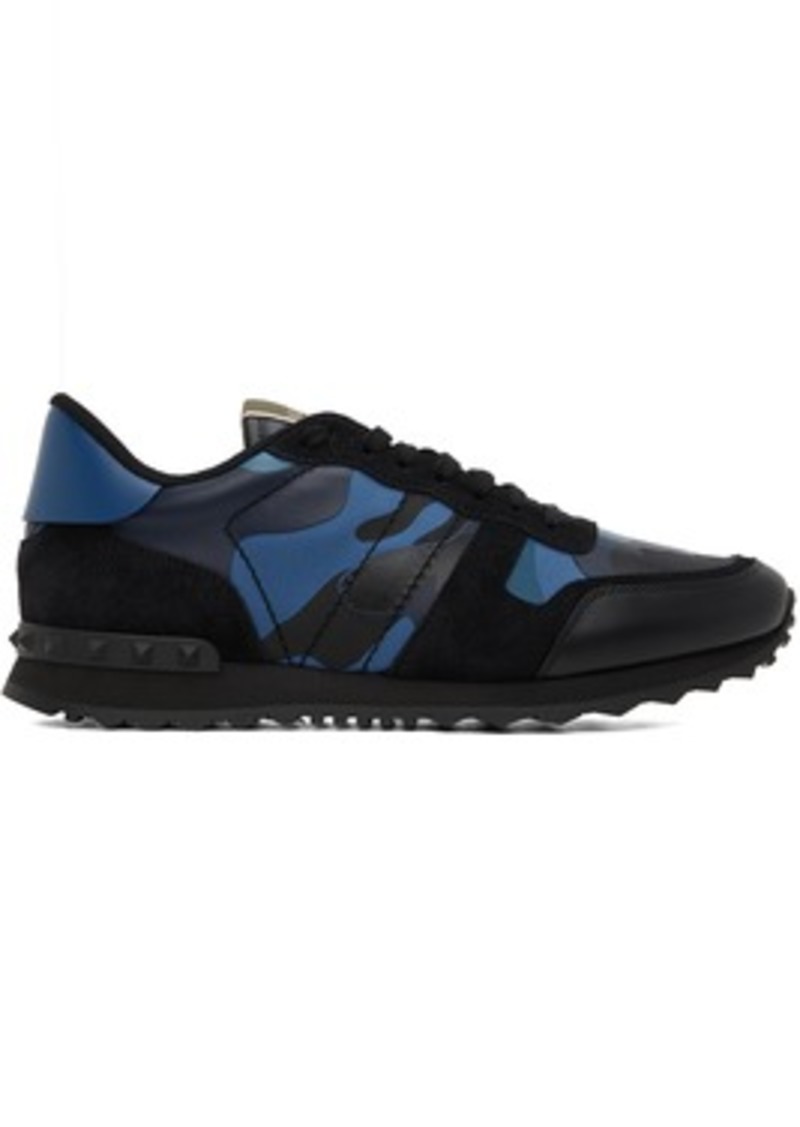 Valentino Garavani Blue Rockrunner Sneaker