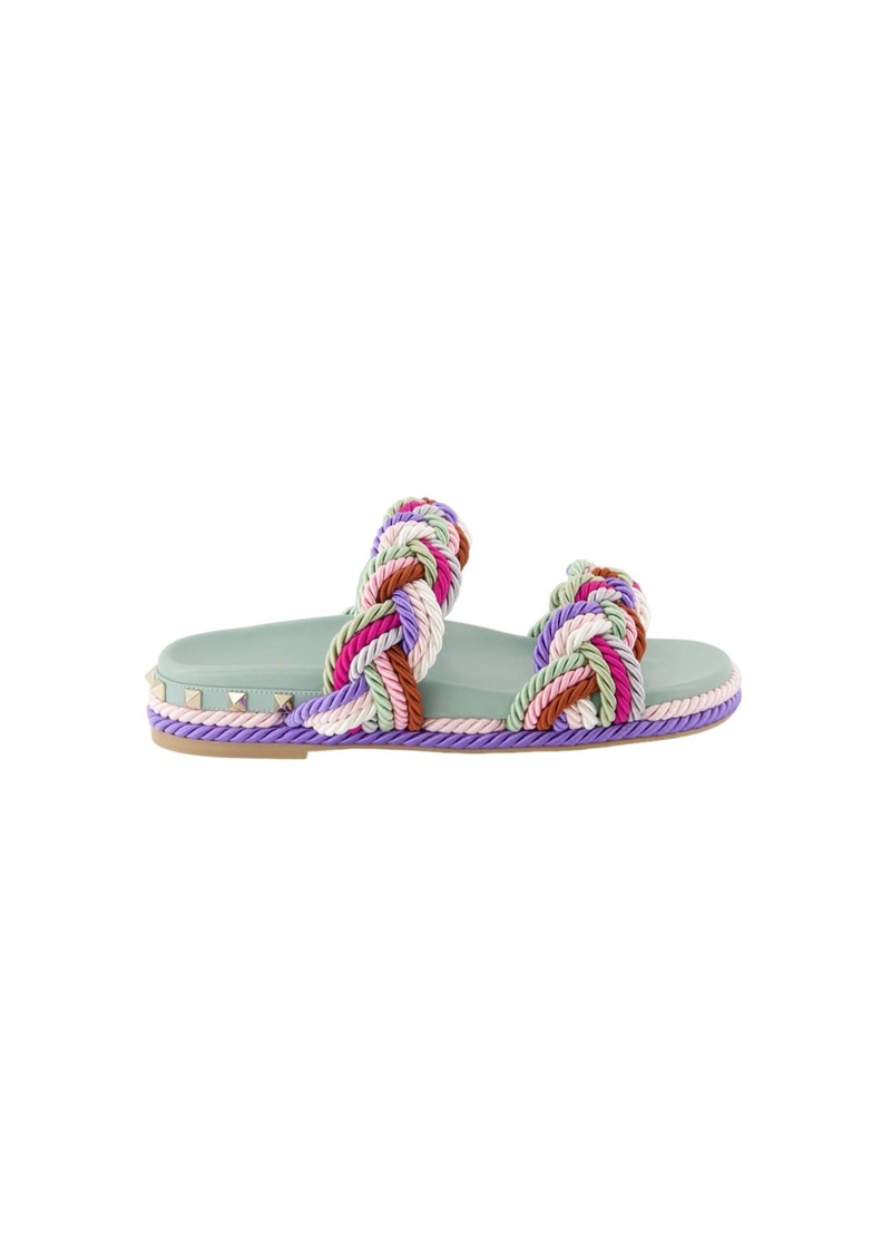 Valentino Garavani Braided Cords Slides