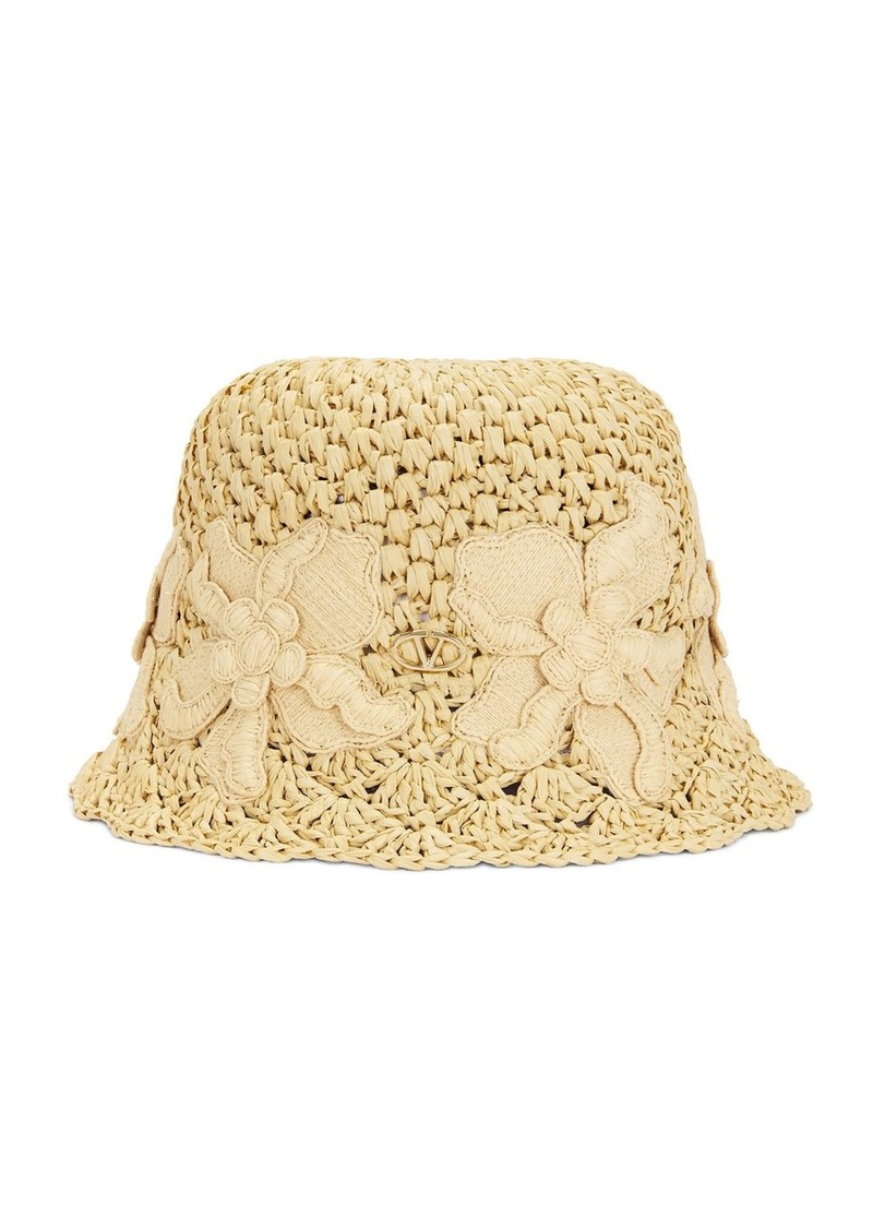 Valentino Garavani Crochet Bucket Hat