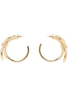 Valentino Garavani Gold Bow Scoobies Earrings