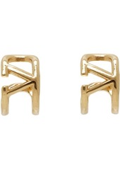 Valentino Garavani Gold Mini VLogo Signature Earrings