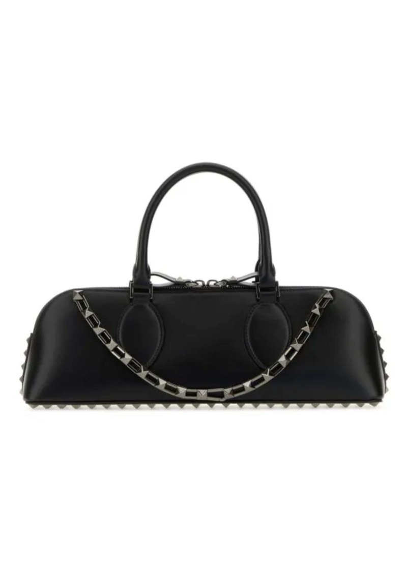 Valentino Garavani Leather Rockstud East-West Handbag