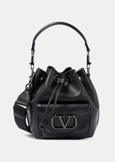 Valentino Garavani Locò Small leather bucket bag