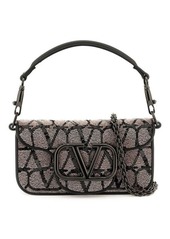 Valentino garavani 'locò' small shoulder bag with toile iconographe embroidery