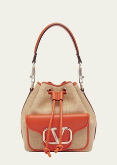 Valentino Garavani Loco Small Drawstring Bucket Bag