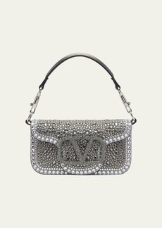 Valentino Garavani Loco Small Rhinestone Shoulder Bag