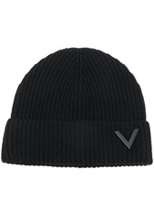 VALENTINO GARAVANI LOGO BEANIE