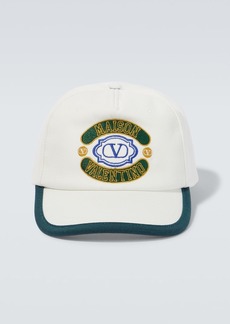 Valentino Garavani Logo embroidered cotton baseball cap