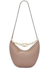 Valentino Garavani Medium V Logo Moon Hobo Bag