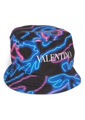 Valentino Garavani Men's Neon Camo Bucket Hat at Nordstrom