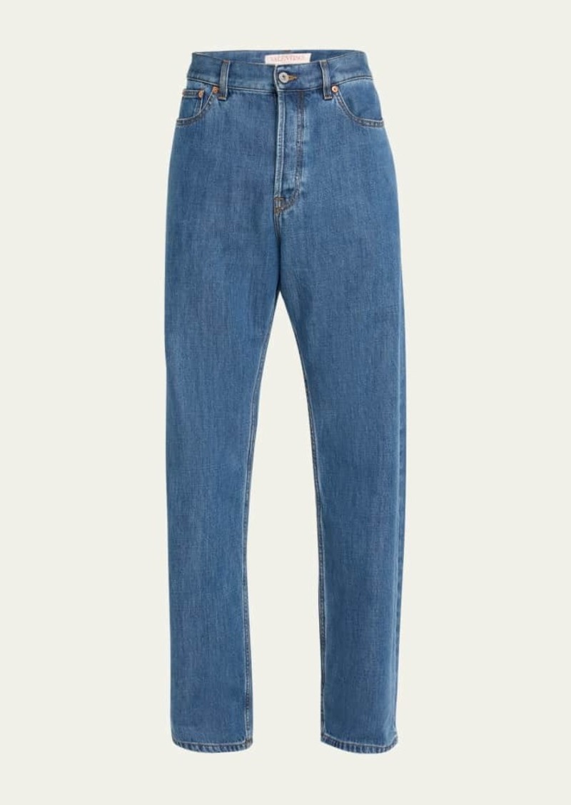 Valentino Garavani Men's Relaxed Straight-Leg Jeans