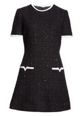 Valentino Garavani Metallic Tweed Minidress