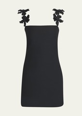 Valentino Garavani Mini Dress with Flower Strap Details