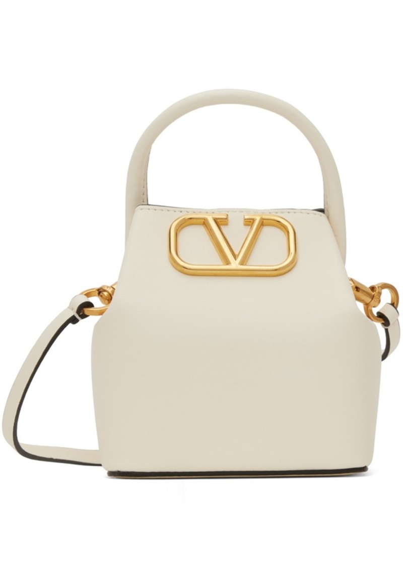 Valentino Garavani Off-White Micro VLogo Bag