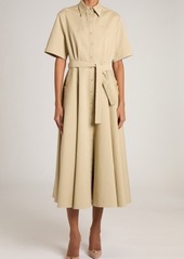 Valentino Garavani Oversize Cotton & Linen Shirtdress